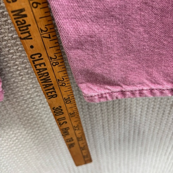 PacSun Womens Jeans Size 23 Pink 90s Boyfriend Hi Rise Relaxed Summer Barbiecore - Picture 6 of 7